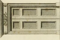 An illustration from Convenient and ornamental architecture, consisting of original designs, for plans, elevations and sections, beginning with the farm house, and regularly ascending to the most grand and magnificent villa : calculated both for town and country, and to suit all persons in every station of life : engraved on seventy copper plates : with reference and explanation in the letter press, of the use of every room in each separate building, and the dimensions accurately figured on the plans, with exact scales for measurement (1797)