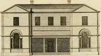 An illustration from Convenient and ornamental architecture, consisting of original designs, for plans, elevations and sections, beginning with the farm house, and regularly ascending to the most grand and magnificent villa : calculated both for town and country, and to suit all persons in every station of life : engraved on seventy copper plates : with reference and explanation in the letter press, of the use of every room in each separate building, and the dimensions accurately figured on the plans, with exact scales for measurement (1797)