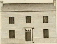 An illustration from Convenient and ornamental architecture, consisting of original designs, for plans, elevations and sections, beginning with the farm house, and regularly ascending to the most grand and magnificent villa : calculated both for town and country, and to suit all persons in every station of life : engraved on seventy copper plates : with reference and explanation in the letter press, of the use of every room in each separate building, and the dimensions accurately figured on the plans, with exact scales for measurement (1797)