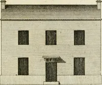 An illustration from Convenient and ornamental architecture, consisting of original designs, for plans, elevations and sections, beginning with the farm house, and regularly ascending to the most grand and magnificent villa : calculated both for town and country, and to suit all persons in every station of life : engraved on seventy copper plates : with reference and explanation in the letter press, of the use of every room in each separate building, and the dimensions accurately figured on the plans, with exact scales for measurement (1797)
