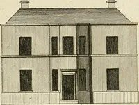 An illustration from Convenient and ornamental architecture, consisting of original designs, for plans, elevations and sections, beginning with the farm house, and regularly ascending to the most grand and magnificent villa : calculated both for town and country, and to suit all persons in every station of life : engraved on seventy copper plates : with reference and explanation in the letter press, of the use of every room in each separate building, and the dimensions accurately figured on the plans, with exact scales for measurement (1797)