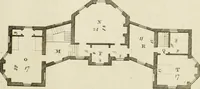 An illustration from Convenient and ornamental architecture, consisting of original designs, for plans, elevations and sections, beginning with the farm house, and regularly ascending to the most grand and magnificent villa : calculated both for town and country, and to suit all persons in every station of life : engraved on seventy copper plates : with reference and explanation in the letter press, of the use of every room in each separate building, and the dimensions accurately figured on the plans, with exact scales for measurement (1797)
