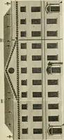 An illustration from Convenient and ornamental architecture, consisting of original designs, for plans, elevations and sections, beginning with the farm house, and regularly ascending to the most grand and magnificent villa : calculated both for town and country, and to suit all persons in every station of life : engraved on seventy copper plates : with reference and explanation in the letter press, of the use of every room in each separate building, and the dimensions accurately figured on the plans, with exact scales for measurement (1797)