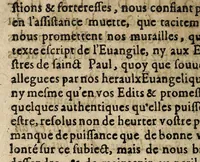 An illustration from Copie de la harangue faitte en la presence du Roy à l'entree des Estats / (1615)