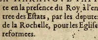 An illustration from Copie de la harangue faitte en la presence du Roy à l'entree des Estats / (1615)