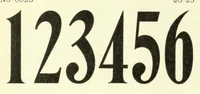 An illustration from Copper alloy type book, comprising newspaper, book, and display types, borders and ornaments : also brass rules, dashes, etc (1901)