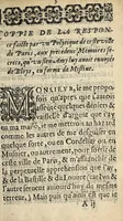 An illustration from Coppie de la responce faite par vn polytique de ceste ville de Paris, aux precedens memoires secrets qu'vn sien amy luy auoit enuoyés de Bloys, en forme de missiue. (1589)