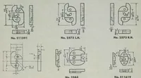 An illustration from Corbin Cabinet Locks 1964 (1964)