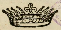 An illustration from Corona di fiori poetici : presentata all'altezza serenissima di Francesco II, duca di Reggio, Modona, &c. dagli anciani della città di Reggio a gloria della Vergine loro trionfante (1674)