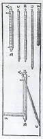 Picture 34 of 36 from Corona e palma militare di artiglieria et fortificationi : nellaquale si tratta dell'inuentione di essa, e dell'operare nelle fattioni da terra e mare, fuochi artificiati da giuoco e guerra, & d'vn nuouo instrumento per misurare distanze : con vn trattato della fortificatione moderna, e delli errori scoperti nelle fortezze antiche : tutto à proposito per detto essercitio dell'artiglieria, con dissegni apparenti & intelligibili (1647), leaf 114