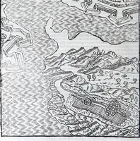 Picture 12 of 36 from Corona e palma militare di artiglieria et fortificationi : nellaquale si tratta dell'inuentione di essa, e dell'operare nelle fattioni da terra e mare, fuochi artificiati da giuoco e guerra, & d'vn nuouo instrumento per misurare distanze : con vn trattato della fortificatione moderna, e delli errori scoperti nelle fortezze antiche : tutto à proposito per detto essercitio dell'artiglieria, con dissegni apparenti & intelligibili (1647), leaf 56