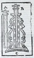 Picture 25 of 36 from Corona e palma militare di artiglieria et fortificationi : nellaquale si tratta dell'inuentione di essa, e dell'operare nelle fattioni da terra e mare, fuochi artificiati da giuoco e guerra, & d'vn nuouo instrumento per misurare distanze : con vn trattato della fortificatione moderna, e delli errori scoperti nelle fortezze antiche : tutto à proposito per detto essercitio dell'artiglieria, con dissegni apparenti & intelligibili (1647), leaf 92