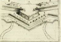 An illustration from Corona imperiale dell' architettura militare (1618)