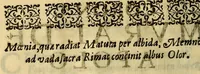An illustration from Corona mural de Apolo. : Texida en las devidas alabancas, de el Exmo. Sor. D. Pedro de Toledo y Leyva marques de Mancera, señor de las Cinco Villas, del Consejo de Guerra, y gentilhombre de la camara de su Magestad, comendador de Esparragal, de la Orden de Alcantara, virrey gouernador, lugar teniente, y capitan general del Perù, Chile y Tierrafirme, &c. A la construccion de el valentissimo muro, con que cercò el puerto de el Callao: por los afectuosos hijos de las musas, y de este numeroso Lima. / Dada a la estampa. Por el Lic. D. Ioan de Escalona, y Aguero Dada a la estampa. Por el Lic. D. Ioan de Escalona, y Aguero. (1647)