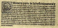 Picture 2 of 29 from Coronica delas Indias. La hystoria general de las Indias agora nueuamente impressa corregida y emendada. 1547 : y con la conquista del Peru (1547), leaf 8
