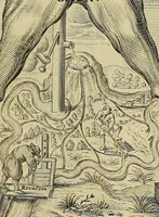 An illustration from Corporis humani disquisitio anatomica : in qua sanguinis circulationem in quavis corporis particula plurimis typis novis (1651)