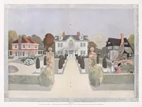 Picture 7 of 13 from Correct color schemes illustrated : painting the house in harmony with its architecture and its setting, together with simple hints on shrubbery arrangement (1910), leaf 17