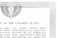 Picture 10 of 13 from Correct color schemes illustrated : painting the house in harmony with its architecture and its setting, together with simple hints on shrubbery arrangement (1910), leaf 21