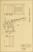 An illustration from Correlated courses in woodwork and mechanical drawing (1912)