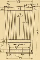 An illustration from Correlated courses in woodwork and mechanical drawing (1912)