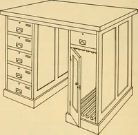 An illustration from Correlated courses in woodwork and mechanical drawing (1912)
