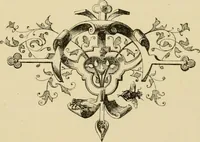 An illustration from The corset and the crinoline : a book of modes and costumes from remote periods to the present time (1868)