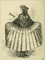 An illustration from The corset and the crinoline : a book of modes and costumes from remote periods to the present time (1868)