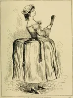 An illustration from The corset and the crinoline : a book of modes and costumes from remote periods to the present time (1868)