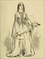 An illustration from The corset and the crinoline : a book of modes and costumes from remote periods to the present time (1868)