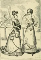 An illustration from The corset and the crinoline : a book of modes and costumes from remote periods to the present time (1868)