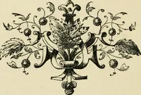 An illustration from The corset and the crinoline : a book of modes and costumes from remote periods to the present time (1868)