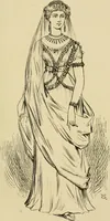 An illustration from The corset and the crinoline : a book of modes and costumes from remote periods to the present time (1868)