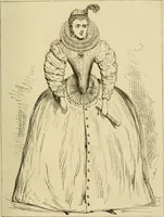 An illustration from The corset and the crinoline : a book of modes and costumes from remote periods to the present time (1868)