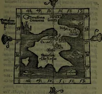 An illustration from Cosmographiae introductio cum quibusdam geometriae ac astronomiae principiis ad eam rem necessariis (1541)