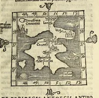 An illustration from Cosmographiae introductio : cum quibusdam geometriæ ac astronomiæ principiis ad eam rem necessariis (1541)