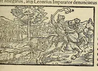 An illustration from Cosmographiae uniuersalis lib. VI. in quibus, iuxta certioris fidei scriptorum traditionem describuntur, omniu[m] habitabilis orbis partiu[m] situs, p[ro]priæq[ue] dotes. regionum topographicæ effigies .. (1550)