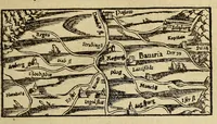 An illustration from Cosmographiae vniuersalis lib. VI. in quibus iuxta certioris fidei scriptores, sine omni cuiuscunq[ue] molestia, uel læsione, describuntur, omnium habitabilis orbis partium situs propriæq[ue] dotes. regionum topographicæ picturæ. ... (1572)