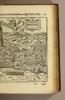 An illustration from Cosmographiae vniuersalis lib. VI. in quibus iuxta certioris fidei scriptores, sine omni cuiuscunq[ue] molestia, uel læsione, describuntur, omnium habitabilis orbis partium situs propriæq[ue] dotes. regionum topographicæ picturæ. ... (1572)
