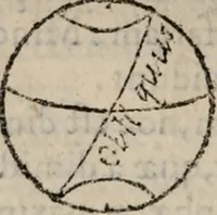 An illustration from Cosmographia in qvatvor libros distribvta summo ordine, miraqve facilitate, ac breuitate ad magnam Ptolemæi mathematicam constructionem, ad vniuersamque astrologiam institutens. Francisco Barocio ... avtore. Cum præfatione eiusdem autoris, in qua perfecta quidem astrologiæ diuisio, & enarratio autorum illustrium, & voluminum ab eis conscriptorum in singulis astrologiæ partibus habetur: Joannis de Sacrobosco verò 84 errores, et alij permulti suorum expositorum, & sectatorum ostenduntur. rationibusq[uam] redarguuntur. Præcesserunt etiam quædam communia mathematica, necnon arithmetica, & geometrica principia, nonnullæq[uam] propositiones, de quibus in toto opere sæpe fit mentio: ac demum locupletissimus index eorum, quæ ipsa Cosmographia continentur .. (1585)