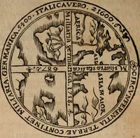 An illustration from Cosmographia Petri Apiani (1553)