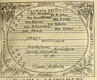 An illustration from Cosmographia Petri Apiani, (1550)