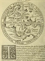 An illustration from Cosmographia Petri Apiani, (1550)