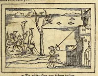 An illustration from Cosmographia Petri Apiani, (1564)