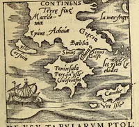 An illustration from Cosmographia Petri Apiani, (1564)
