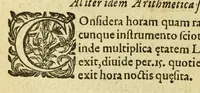 An illustration from Cosmographia Petri Apiani, (1574)