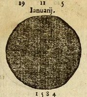 An illustration from Cosmographia Petri Apiani, (1574)