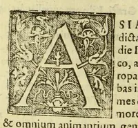 An illustration from Cosmographia Petri Apiani, (1574)
