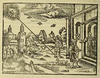 An illustration from Cosmographia Petri Apiani, (1574)