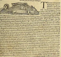 An illustration from Cosmographia vniuersale, nella quale secondo che n'hanno parlato : ipiu veraci scrittori, son designati i siti di tutti gli paësi. I siti de tutte le parti del mondo habitabile, & le proprie doti: le tauole topographice delle regioni ... (1575)