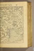An illustration from Cosmographia vniuersale, nella quale secondo che n'hanno parlato : ipiu veraci scrittori, son designati i siti di tutti gli paësi. I siti de tutte le parti del mondo habitabile, & le proprie doti: le tauole topographice delle regioni ... (1575)